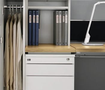 Tower unit that has maximized individual storage function can store various items and large supply.