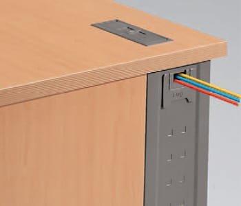 The side cable cap can be either opened or closed depending on the number of electric lines, completely solving the problem of ugly exposure of tangled lines.