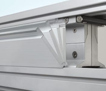 Panel beltline helps wires to be connected to the office equipments neatly by connecting wires on the panel up or down.