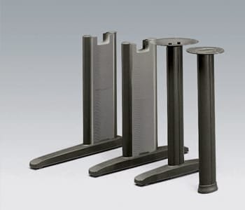 Stylish legs with excellent functions can be also presented in various colors.