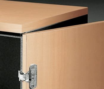 Cabinet door used 270° rotation hinge and doesn’t cause inconvenience when passing by.