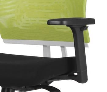 Armrests can be adjusted on back & forth, up & down, and swing, and provides the best satisfaction to using urethane pads.