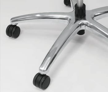 Aluminum base designed to be strong with minimized weight show stability.