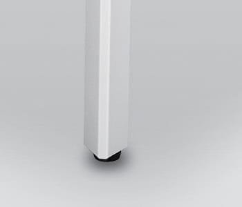 Adjuster enables to control the horizontality even on the uneven floor.