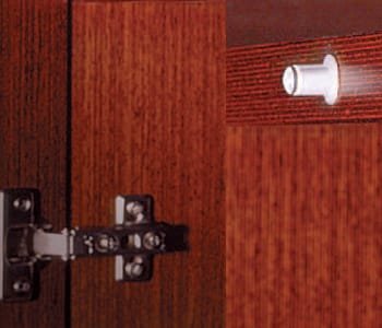 Door closes smoothly with damper.