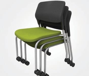 Stacking system allows highly efficient use of space.