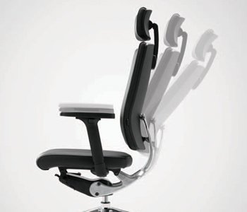 Backrest angle control to maintain a comfortable position.