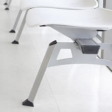 The ergonomically designed backrest gives comfortable feeling.