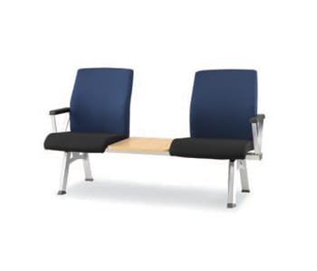CH803TS-FF (2 Persons) 1560 630 880 613/8•243/4•345/8 – Application of Tablet(table) – Injection molded armrest – Powder coated steel frame leg – Glide for anti-slip and shock mitigation – Height adjusting device