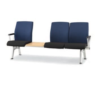 CH804TS-FF (3 Persons) 2020 630 880 791/2•243/4•345/8 – Application of Tablet(table) – Injection molded armrest – Powder coated steel frame leg – Glide for anti-slip and shock mitigation – Height adjusting device